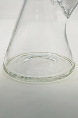 Close-up view of TAG 14" Beaker Base with 50x5MM thickness and embossed logo