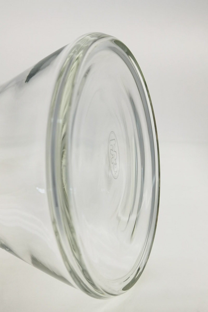 TAG Clear Beaker Base Close-Up, 14" Height, 50x5MM Glass, 18/14MM Downstem