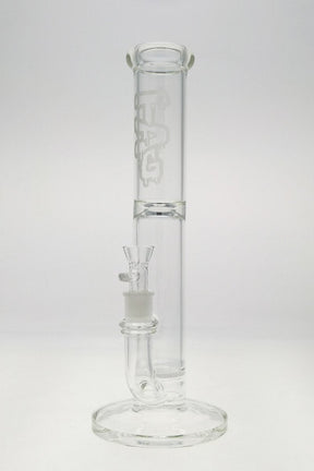 TAG 14" Clear Glass Bong with Honeycomb Percolator and Ice Catcher, 90 Degree 18MM Female Joint