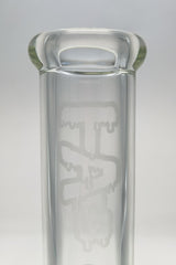 TAG 14" Beaker Bong with 8 Arm Tree Percolator, 50x7MM Thick Glass, Front View