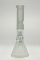 TAG 14" Super Slit UFO Beaker Bong with 18/14MM Downstem, front view on white background