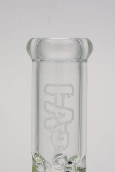 TAG 14" Beaker Bong with Super Slit UFO Percolator and Thick 7mm Glass - Close-Up