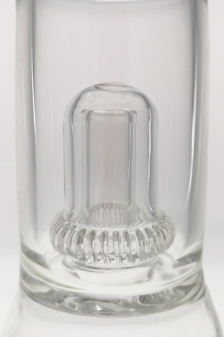 Close-up of TAG 14" Beaker Bong with Super Slit UFO Percolator and Thick 7mm Glass