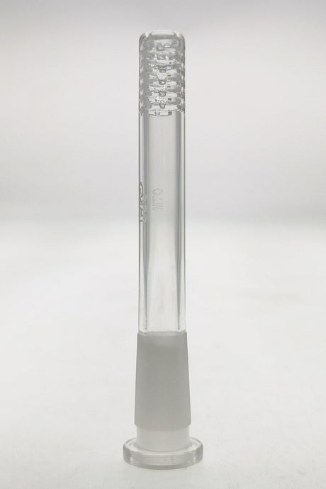 TAG 14mm to 10mm Open End Gridded Super Slit Downstem - Clear Front View