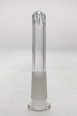 Thick Ass Glass Closed End Showerhead Downstem for Bongs - Front View on White Background