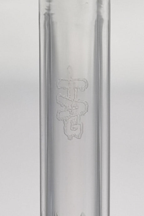 Thick Ass Glass Quartz Downstem with Showerhead Percolator, 14mm to 10mm, Close-Up