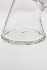 Close-up view of TAG 16" Beaker Bong base with 5mm thick borosilicate glass