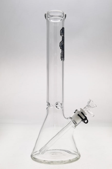 TAG 16" Beaker Bong 50x5MM with 18/14MM Downstem front view on white background