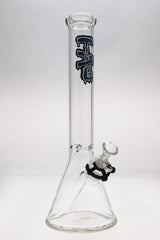 TAG 16" Beaker Bong 50x5MM with 18/14MM Downstem, Borosilicate Glass, Front View