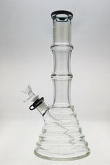 TAG 16" Beaker Bong with Bamboo Design, 50x7MM Thick Glass, and 18/14MM Downstem