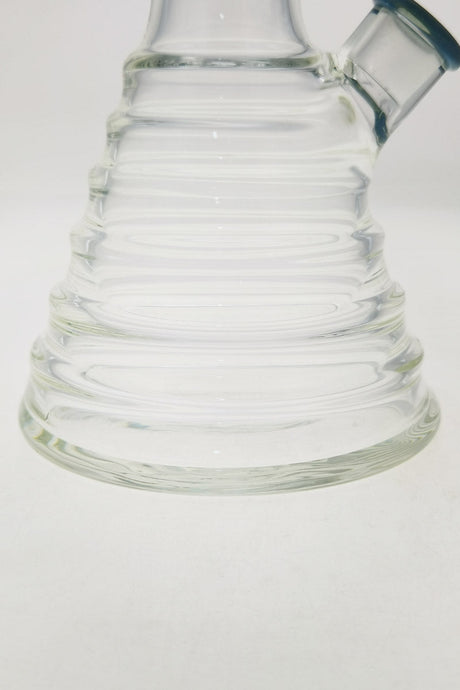 TAG 16" Beaker Bong close-up showcasing the 50x7MM bamboo design and thick glass base