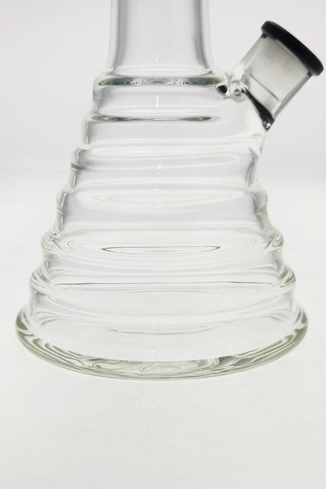 TAG 16" Beaker Bong with Bamboo Design, 50x7MM Thick Glass, 18/14MM Downstem, Close-up