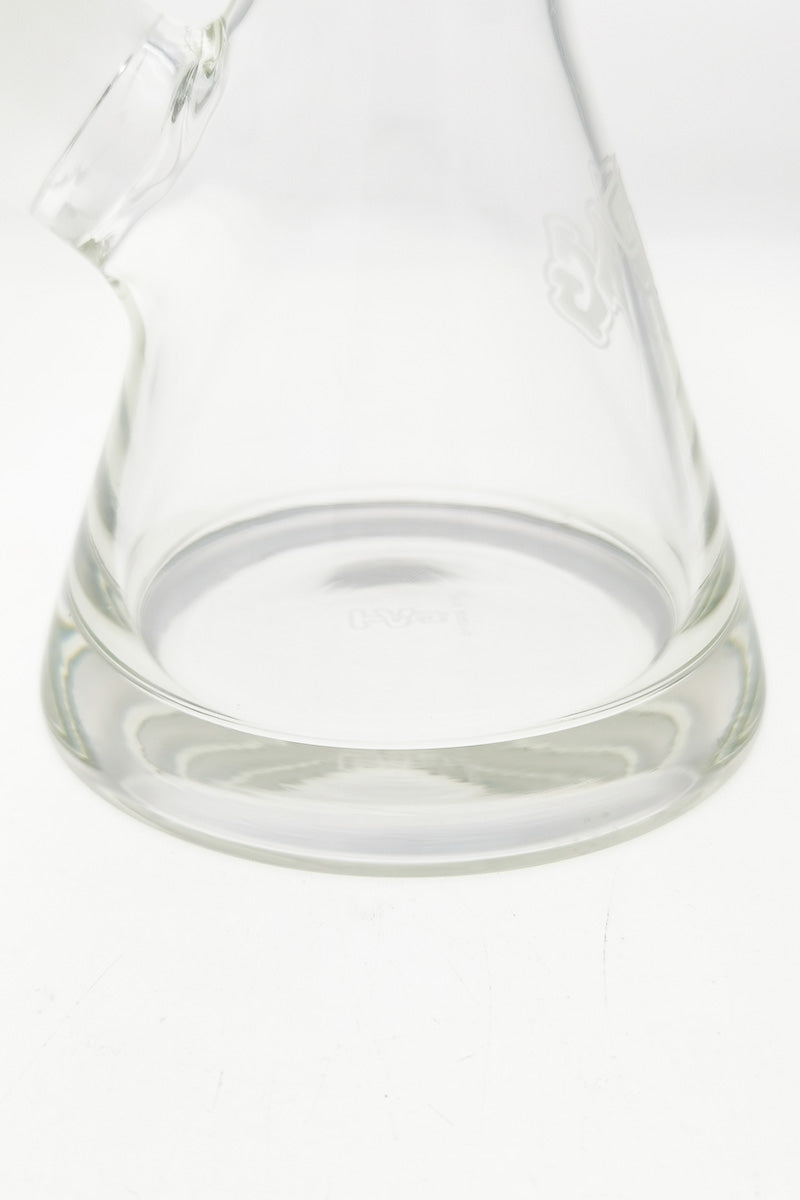 Close-up of TAG 16" Beaker Base with Helical Rod, 50x7MM Glass, 28/18MM Downstem