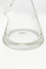 Close-up of TAG 16" Beaker Base with Helical Rod, 50x7MM Glass, 28/18MM Downstem