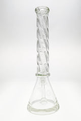 TAG 16" Beaker Bong with Helical Rod, 50x7MM, Front View on White Background