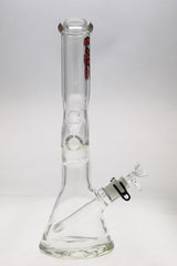 TAG 16" Beaker ZONG Bong with 18/14MM Downstem, Front View on White Background