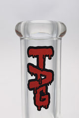 Close-up of TAG 16" Beaker ZONG with Thick 9mm Glass and Bold TAG Logo
