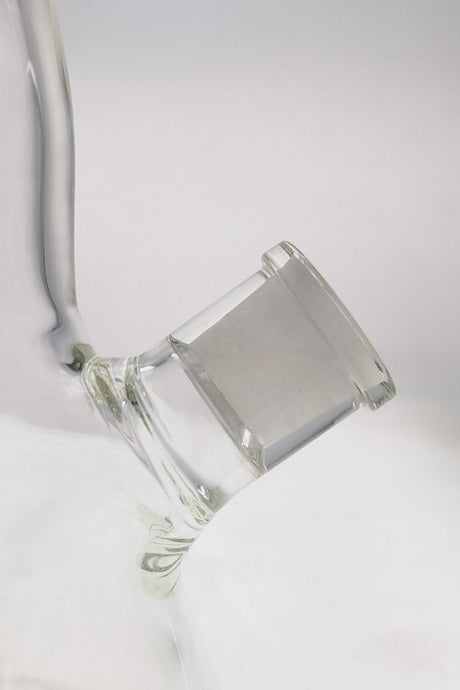 TAG 16" Beaker ZONG Bong with 50x9MM heavy wall, 18/14MM downstem, angled side view
