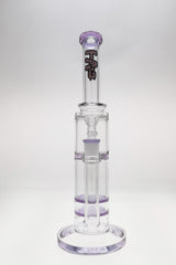 TAG 16" Bent Neck Bong with Double Honeycomb & Spinning Splash Guard, 18MM Female Joint