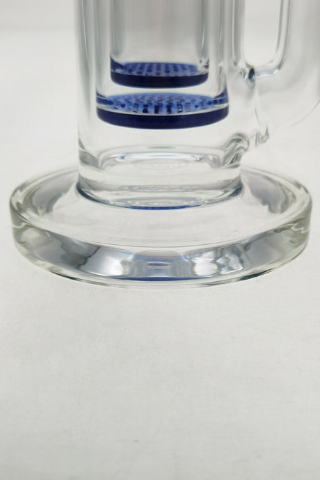 TAG 16" Bent Neck Bong with Double Honeycomb and Splash Guard, 18MM Female Joint