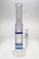 TAG 16" Double Honeycomb Bong with Spinning Splash Guard, 50x7MM thickness, front view on white background