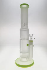 TAG 16" Double Honeycomb Bong with Spinning Splash Guard, 18MM Female Joint, Front View