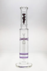 TAG 16" Double Honeycomb Bong with Spinning Splash Guard, 7mm Thick Quartz, Front View