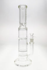 TAG 16" Double Honeycomb Bong with Spinning Splash Guard, 18MM Female Joint, Front View