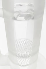 TAG 16" Double Honeycomb Bong with Spinning Splash Guard, 50x7MM Thick Quartz, Close-Up