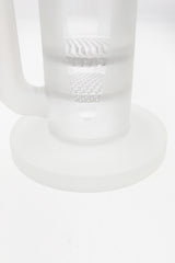 Close-up of TAG 16" Bong with Double Honeycomb & Spinning Splash Guard on White Background