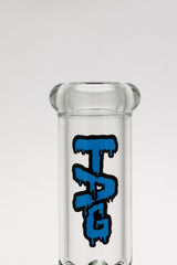 TAG 16" Bong with Double Honeycomb, Spinning Splash Guard, 50x7MM, Front View