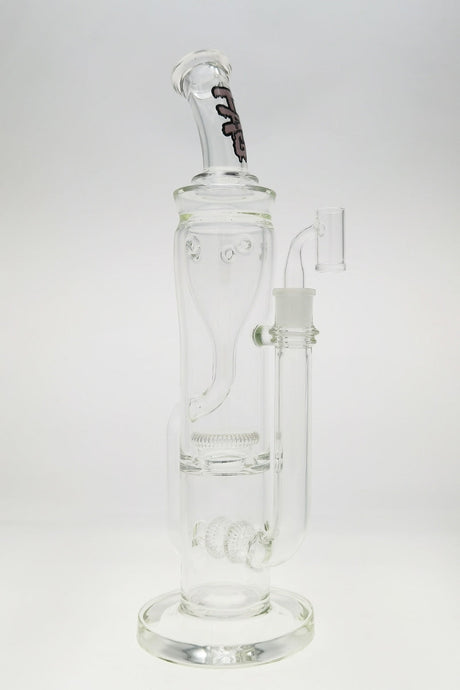 TAG 16" Klein Recycler Bong with Double UFO & Super Slit Showerhead Percs, 18MM Female Joint
