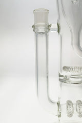 TAG 16" Klein Recycler Bong with Double UFO & Inverted Showerhead Percolators, 18MM Female Joint - Close-up
