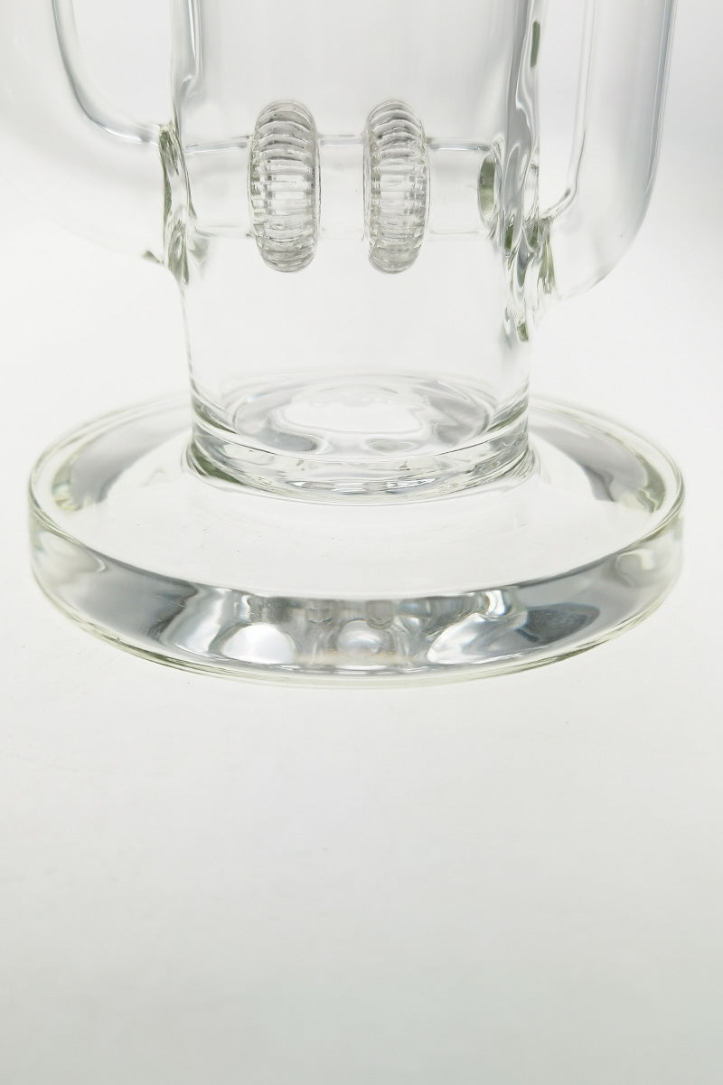 Close-up of TAG 16" bong base with Double UFO Inline and Super Slit Inverted Showerhead