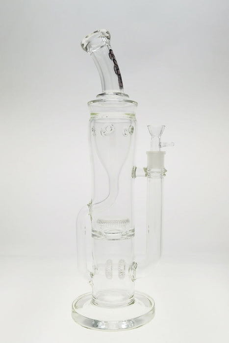 TAG - 16" Double UFO Inline to Super Slit Inverted UFO Showerhead Klein Recycler - 18MM Female