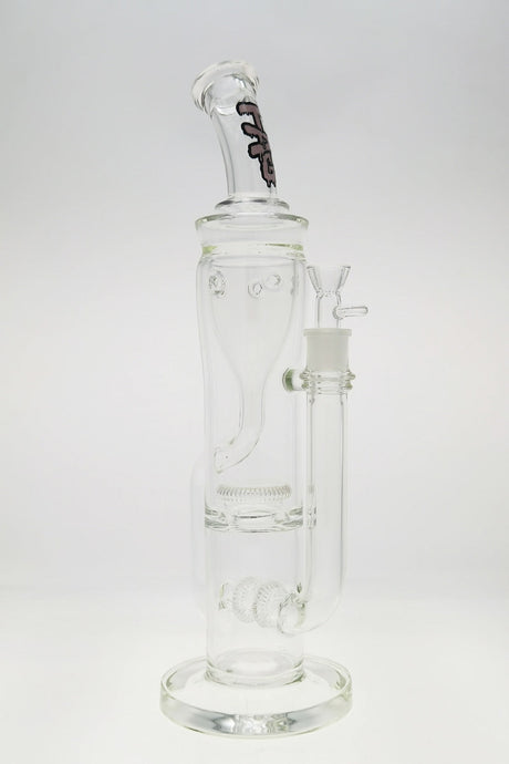 TAG 16" Double UFO Inline to Inverted Showerhead Klein Recycler Bong with 18MM Female Joint