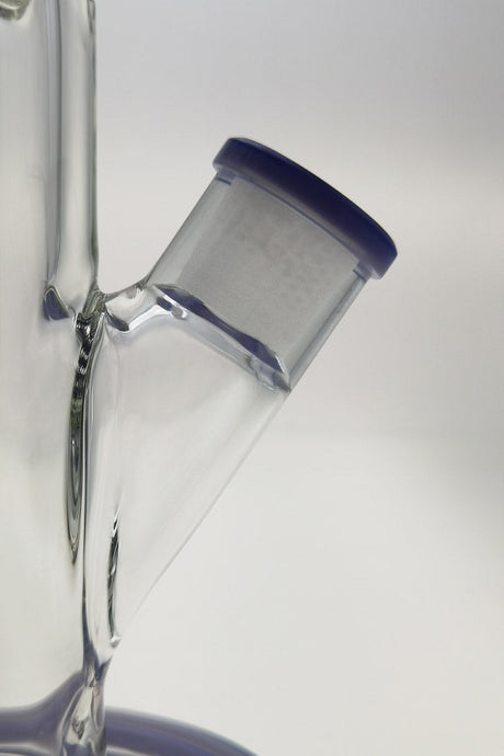 Close-up of TAG 16" Straight Tube Bong, 50x9MM, with 18/14MM Female Downstem