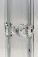 Close-up of TAG 16" Straight Tube Bong with 18/14MM Quartz Downstem