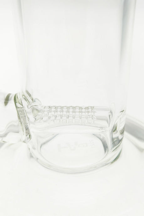 Close-up of TAG 16" Bong Base with Inline Percolator and 18MM Female Joint