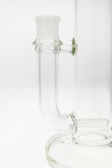 Close-up of TAG 16" Bong with Inline Percolator and 18MM Female Joint, Thick Glass