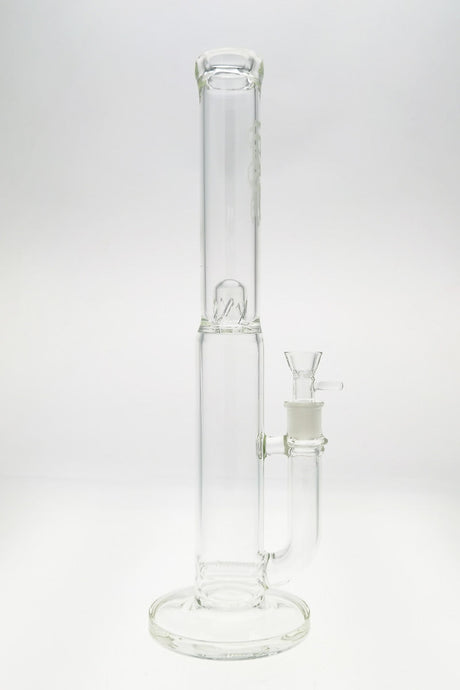 TAG 16" Inline to Helical Dome Bong with 18MM Female Joint, Front View on White Background