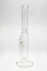 TAG 16" Inline Helical Dome Bong, 44x4MM, 18MM Female Joint, Front View on White