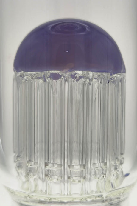 TAG 17" Beaker Bong with 16-Arm Tree Percolator, Thick 7mm Glass, Front View