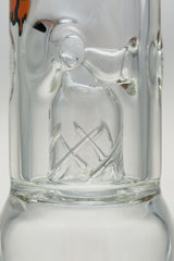 Close-up of TAG 17" Beaker Bong with 16-Arm Tree Percolator and Thick Glass Design