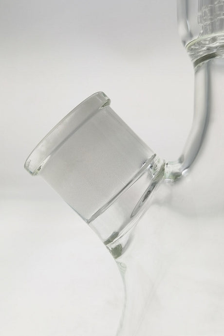 Close-up of TAG 17" Beaker Bong 28/18MM Downstem with 16-Arm Percolator, Thick Glass