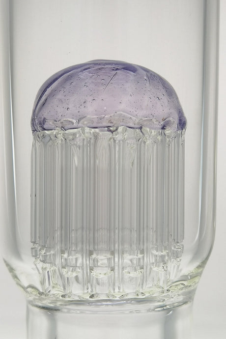 Close-up of TAG 17" Beaker Bong with 16-Arm Tree Percolator and Thick 7mm Glass