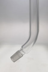 TAG 17.5" Quartz Angle Adapter for Bongs, Female 18-19mm, Side View on Seamless White