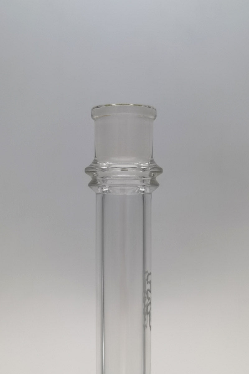 TAG 17.5" Quartz Angle Adapter for Bongs, Female 18-19mm Joint, Clear View