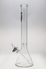 TAG 18" Beaker Bong in Tie Dye, 50x5MM with 18/14MM Downstem, Front View on White Background
