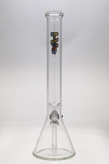 TAG 18" Tie Dye Beaker Bong with 5mm Thickness and 18/14MM Downstem Front View